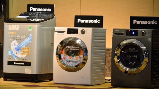 Máy giặt Panasonic đa dạng về mẫu mã và kích thước.