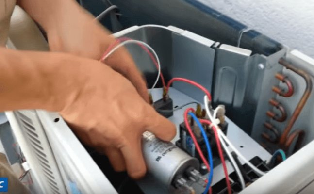 Lắp tụ điện máy lạnh