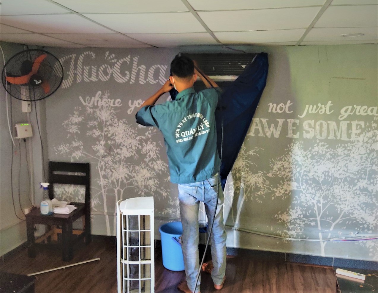 Dịch vụ sửa máy lạnh quận 3 của điện lạnh Quản Lý