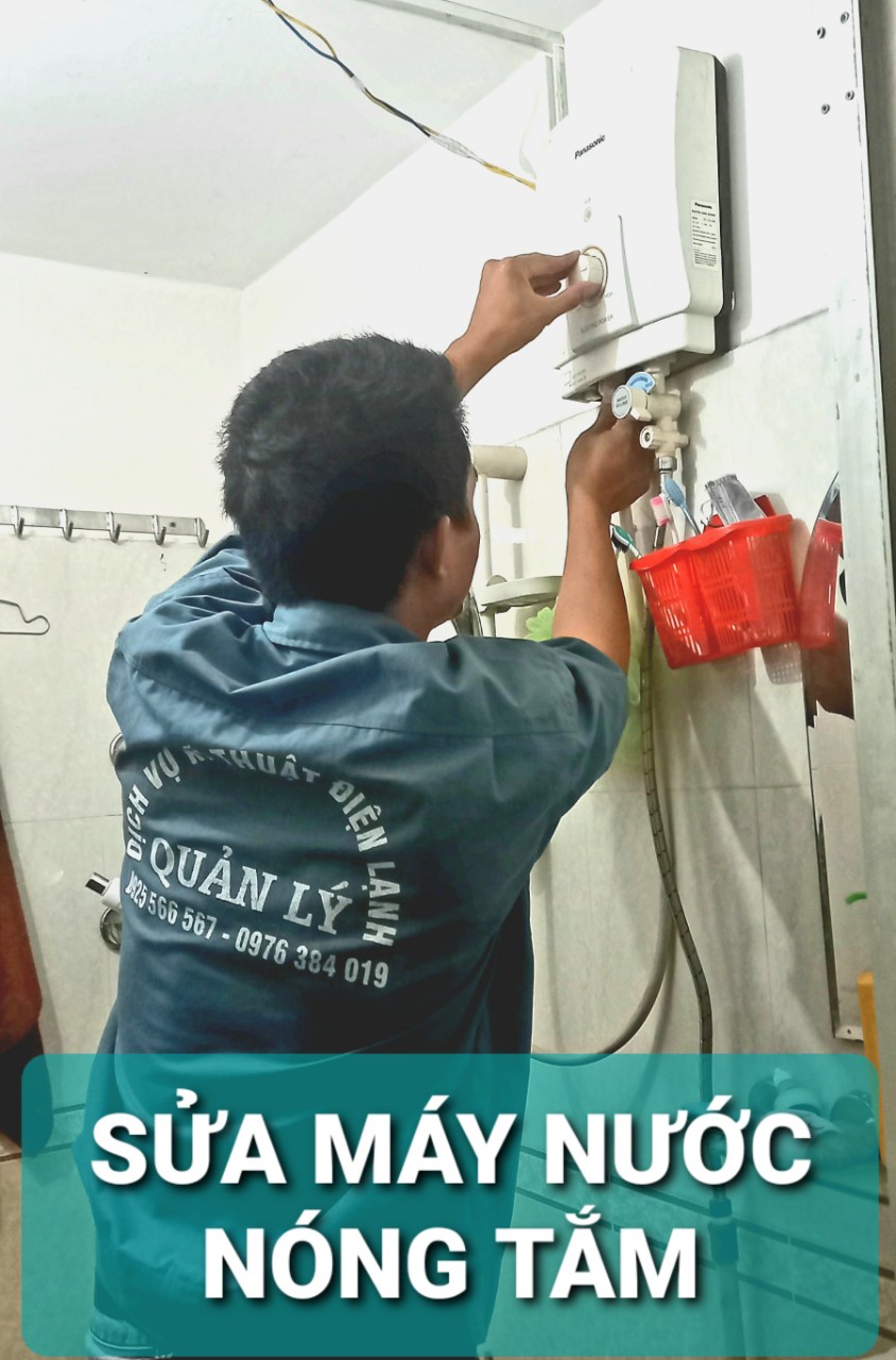 Trung tâm sửa máy nước nóng lạnh TPHCM Điện Lạnh Quản Lý