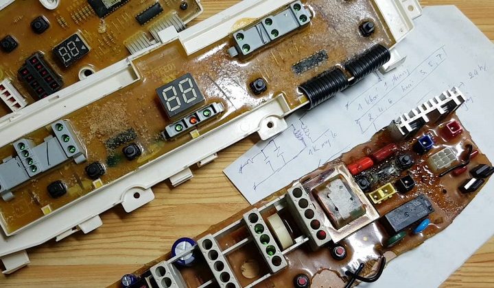 Board máy giặt bị lỗi