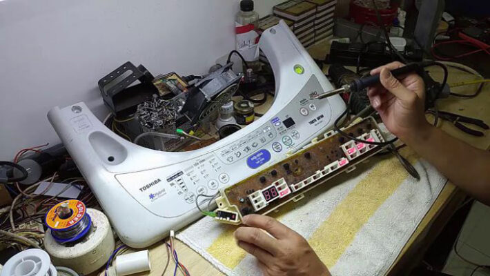 Cách sửa lỗi E23 máy giặt Toshiba tại nhà