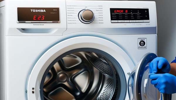 Lỗi E23 trên máy giặt Toshiba là gì