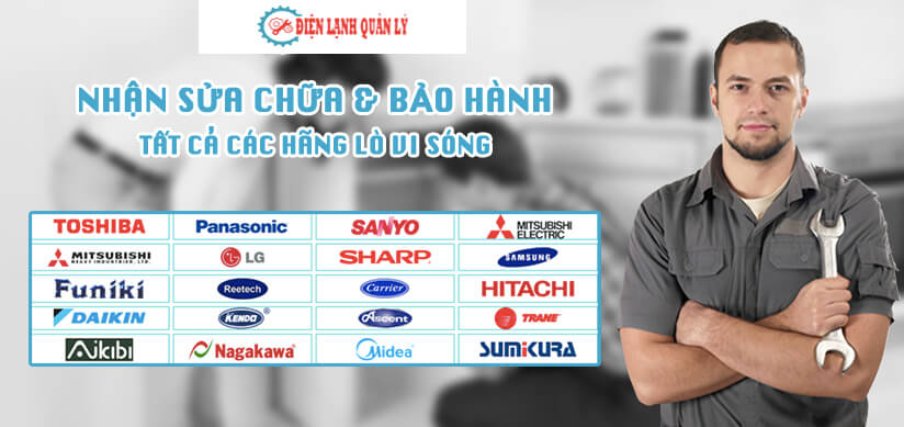 bảo hành tất cả các dòng lò vi sóng tại bình thạnh