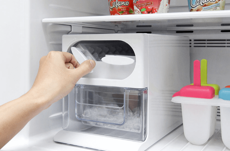 Chế độ tự động làm đá của tủ lạnh Hitachi.