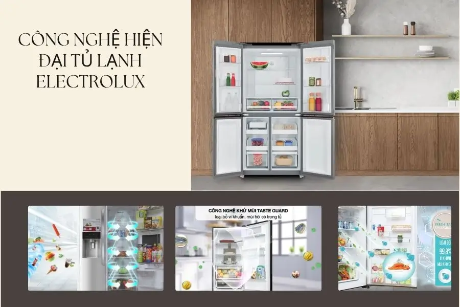 Công nghệ hiện đại của tủ lạnh Electrolux