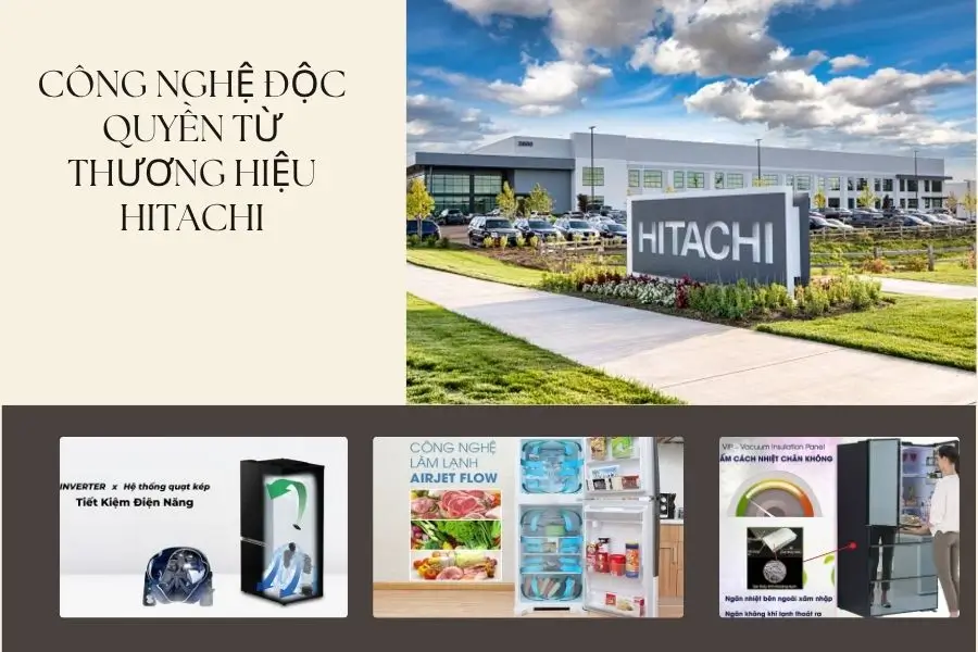 Công nghệ độc quyền của thương hiệu Hitachi