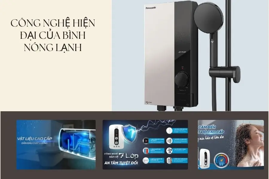 Công nghệ hiện đại của bình nóng lạnh Công nghệ hiện đại của bình nóng lạnh