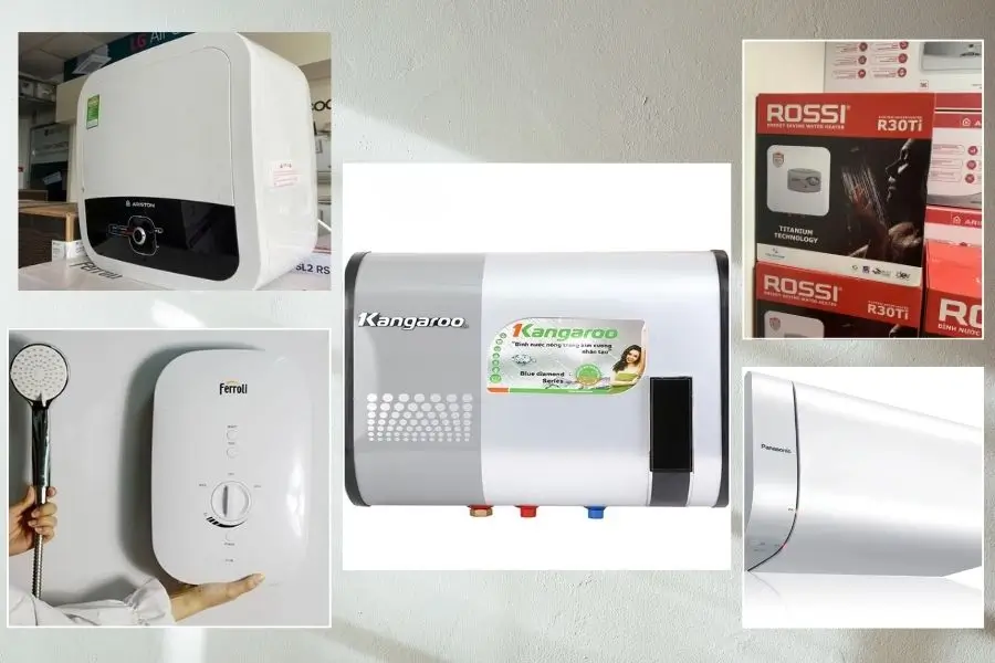 Các hãng bình nóng lạnh hiện đại Các hãng bình nóng lạnh hiện đại
