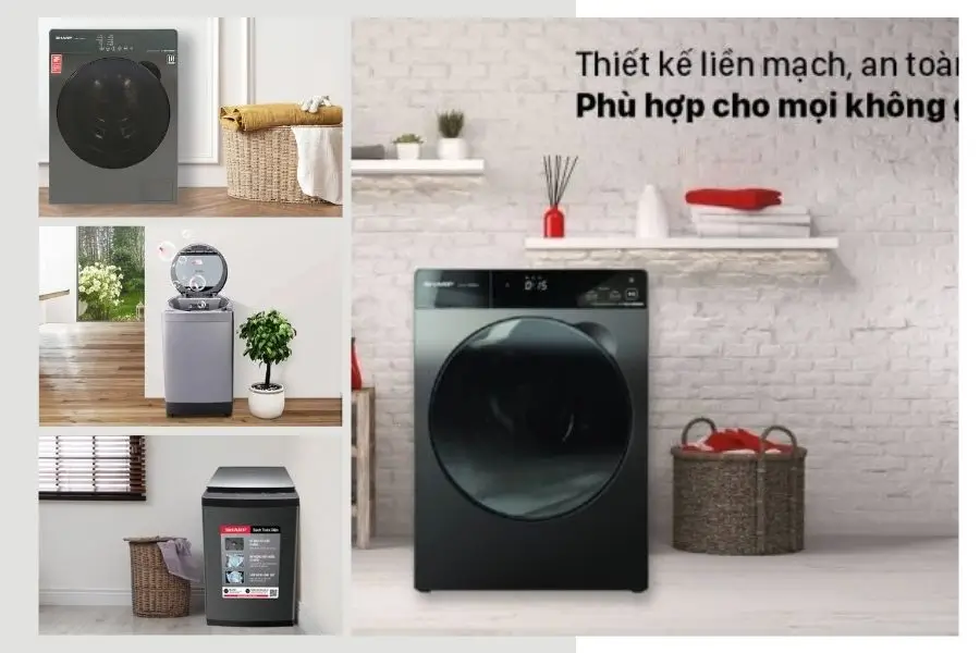 Ưu nhược điểm khi sử dụng thương hiệu máy giặt Sharp