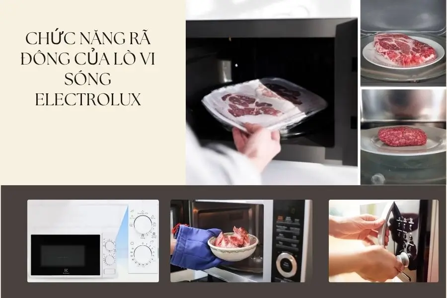 Chức năng rã đông trên lò vi sóng