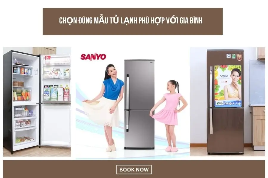 Tiêu chí chọn tủ lạnh phù hợp