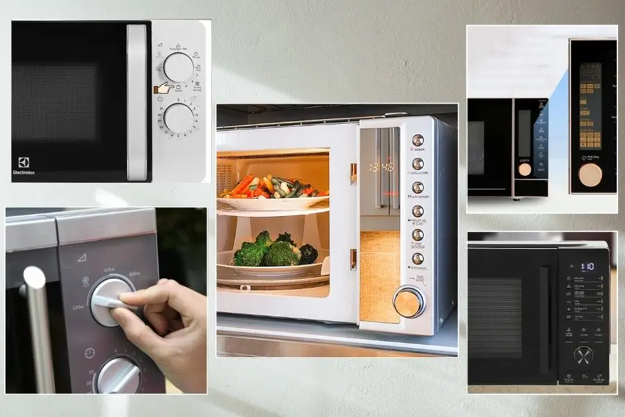 Bảng điều khiển trên lò vi sóng Electrolux
