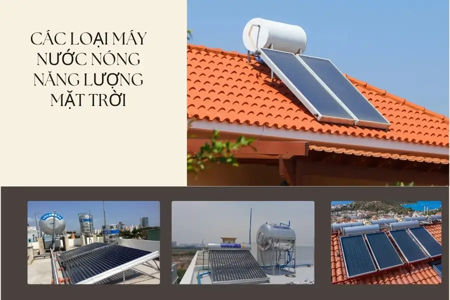 Các dòng máy nước nóng phổ biến
