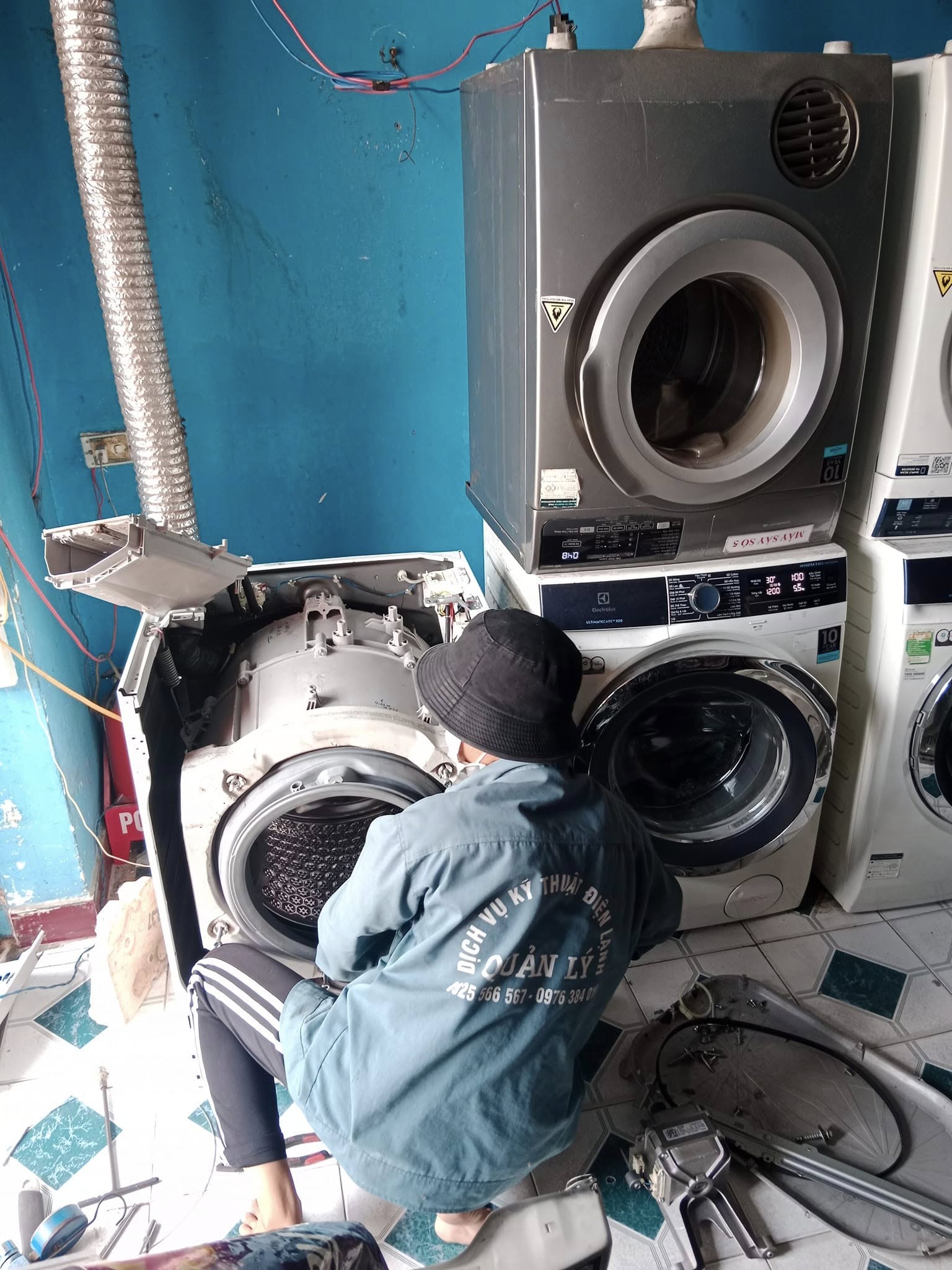 Thợ sửa máy giặt lồng ngang tại Thành Phố Hồ Chí Minh - Điện Lạnh Quản Lý