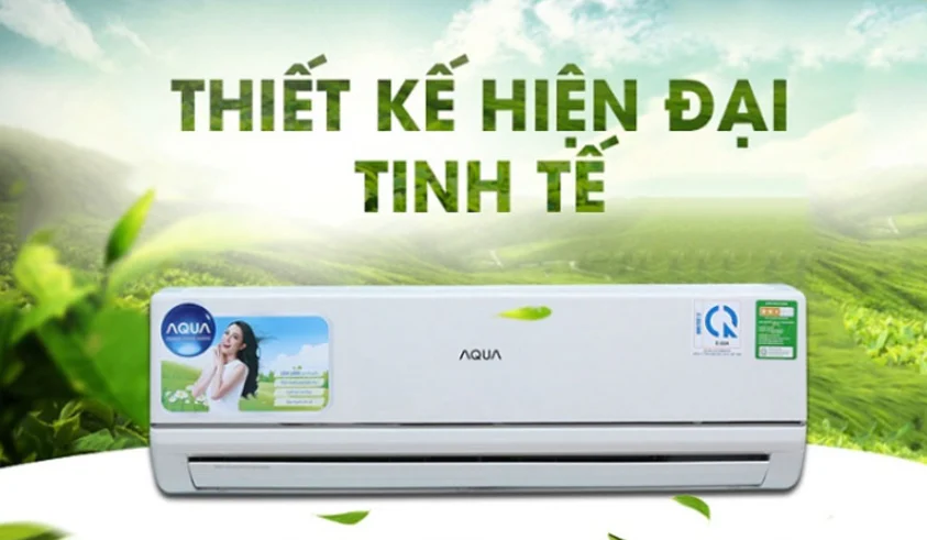 Máy lạnh Aqua thiết kế kiểu dáng thu hút