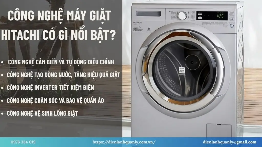 Những điểm nổi bật của công nghệ máy giặt Hitachi Những điểm nổi bật của công nghệ máy giặt Hitachi