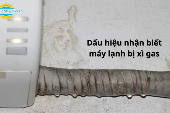 Dấu hiệu nhận biết máy lạnh bị xì gas