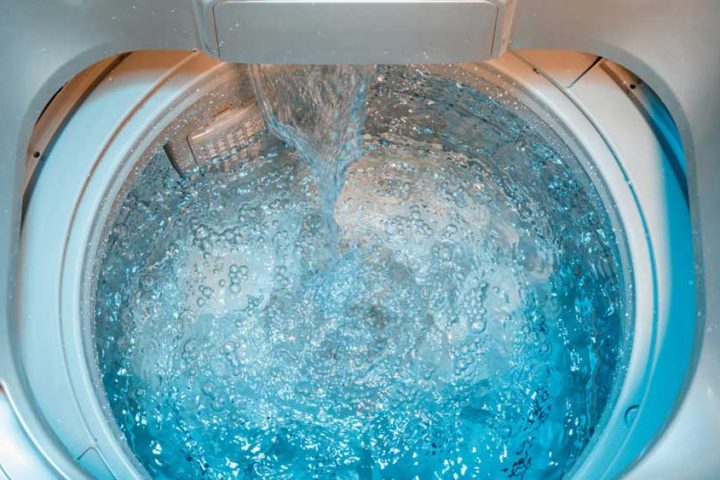 máy giặt xả nước liên tục