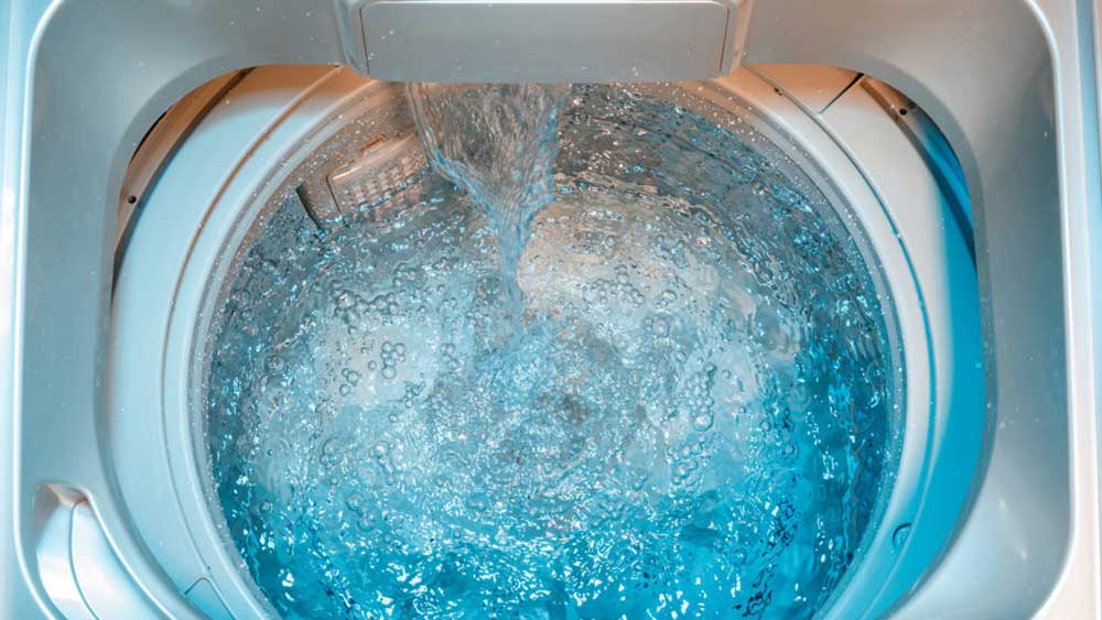 máy giặt xả nước liên tục