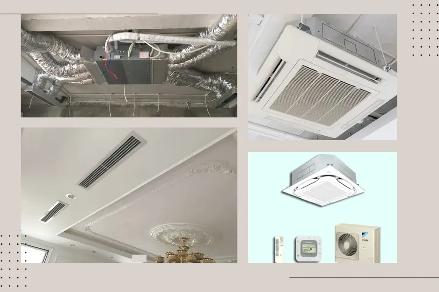 Cấu tạo điều hoà âm trần như thế nào