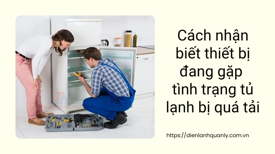 Cách nhận biết thiết bị đang gặp tình trạng tủ lạnh bị quá tải Cách nhận biết thiết bị đang gặp tình trạng tủ lạnh bị quá tải