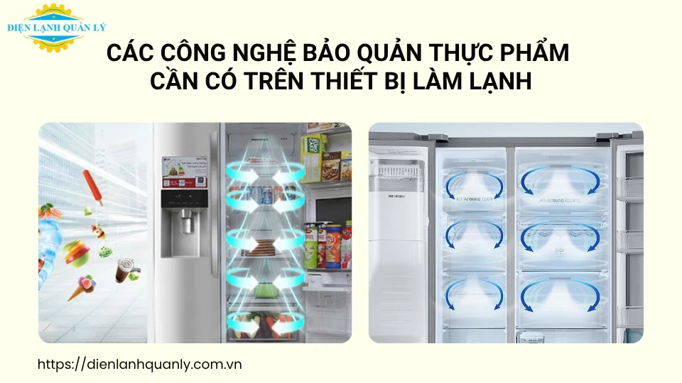 Các công nghệ bảo quản thực phẩm tiên tiến cần có trên thiết bị làm lạnh Các công nghệ bảo quản thực phẩm tiên tiến cần có trên thiết bị làm lạnh