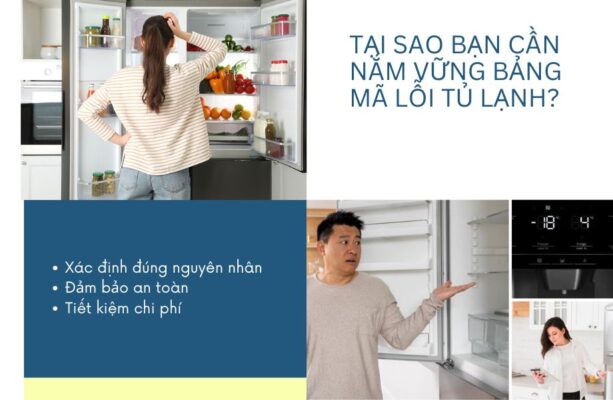Tại sao cần biết về bảng mã lỗi tủ lạnh