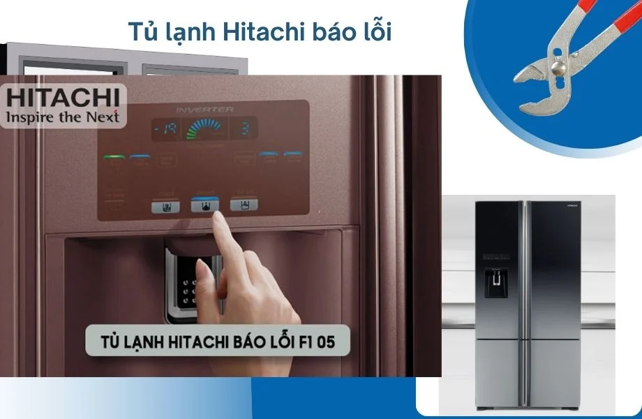 Tủ lạnh Hitachi báo lỗi