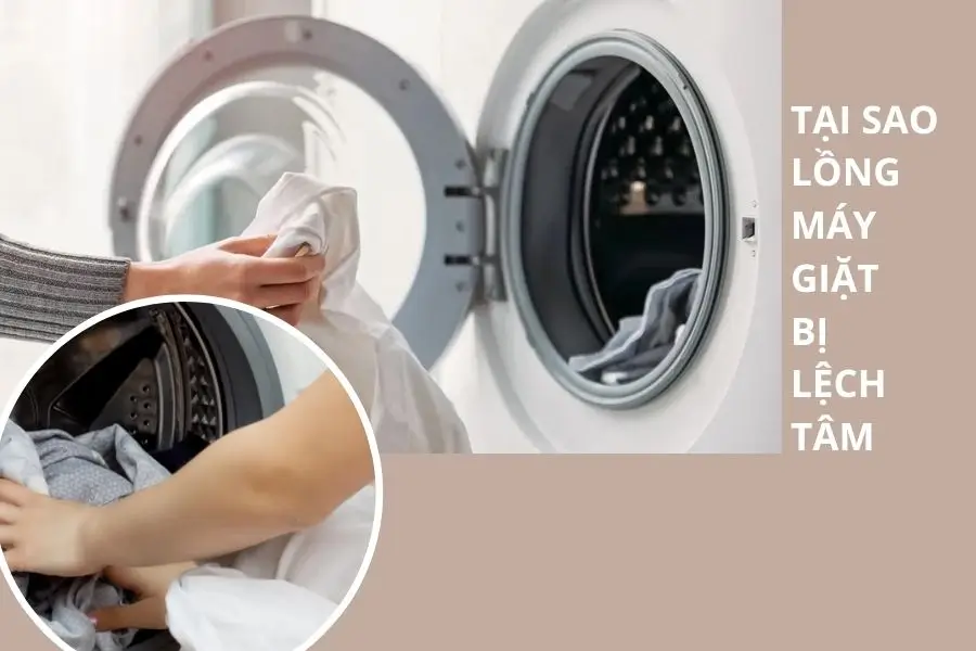 cách sửa lồng máy giặt bị lệch tâm