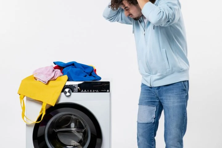 sửa máy giặt khi máy giặt không thoát được nước