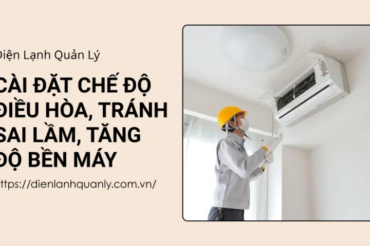 bí quyết cài đặt chế độ điều hòa