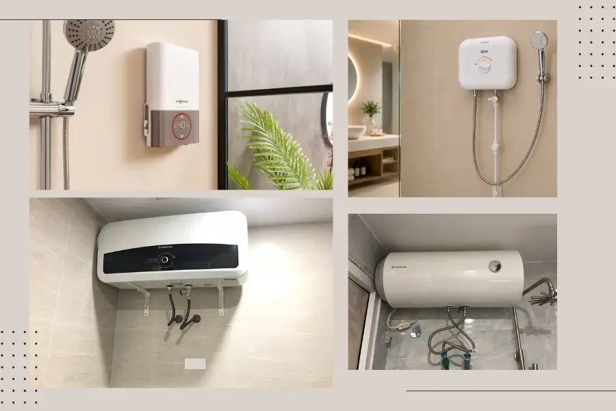 So sánh chi tiết về máy nước nóng trực tiếp hay gián tiếp