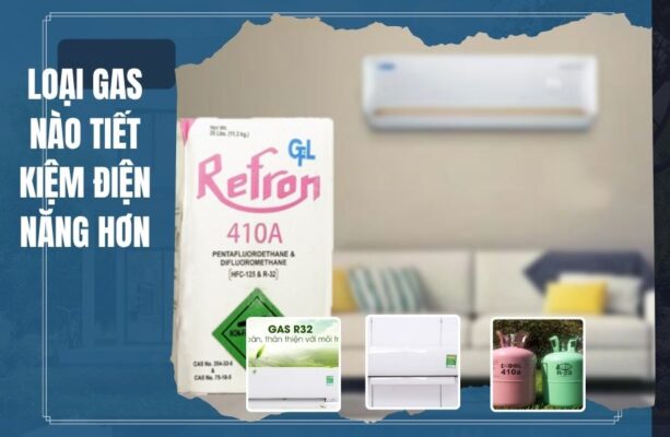 Hiệu quả tiết kiệm điện của 2 loại gas cho máy lạnh