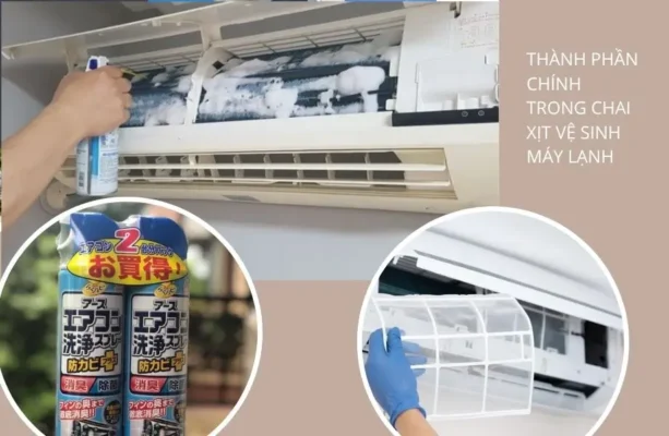 Thành phần của chai xịt vệ sinh máy lạnh