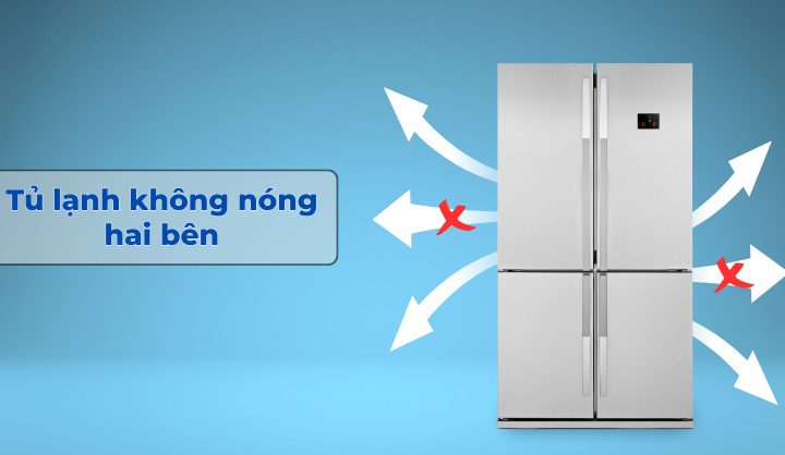 Tủ lạnh không nóng 2 bên nguyên nhân và cách khắc phục tại nhà