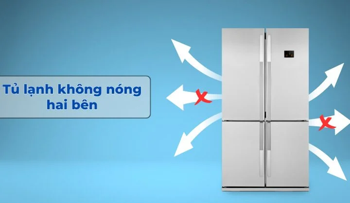 Tủ lạnh không nóng 2 bên nguyên nhân và cách khắc phục tại nhà