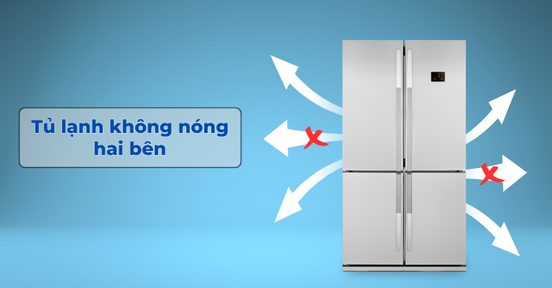 Tủ lạnh không nóng 2 bên nguyên nhân và cách khắc phục tại nhà