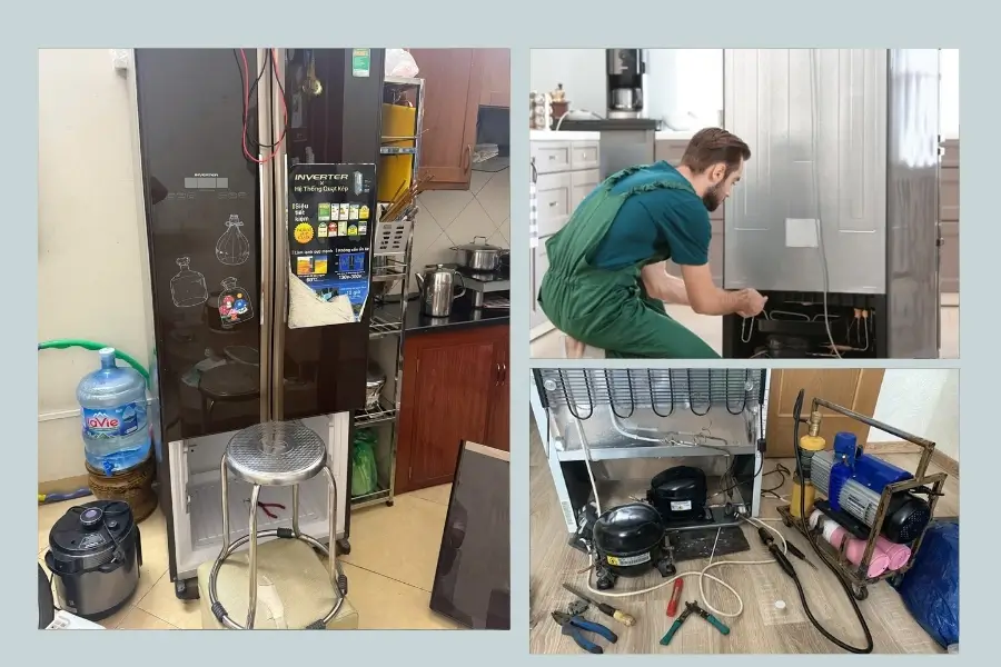 Quy trình sửa chữa tủ lạnh tại nhà