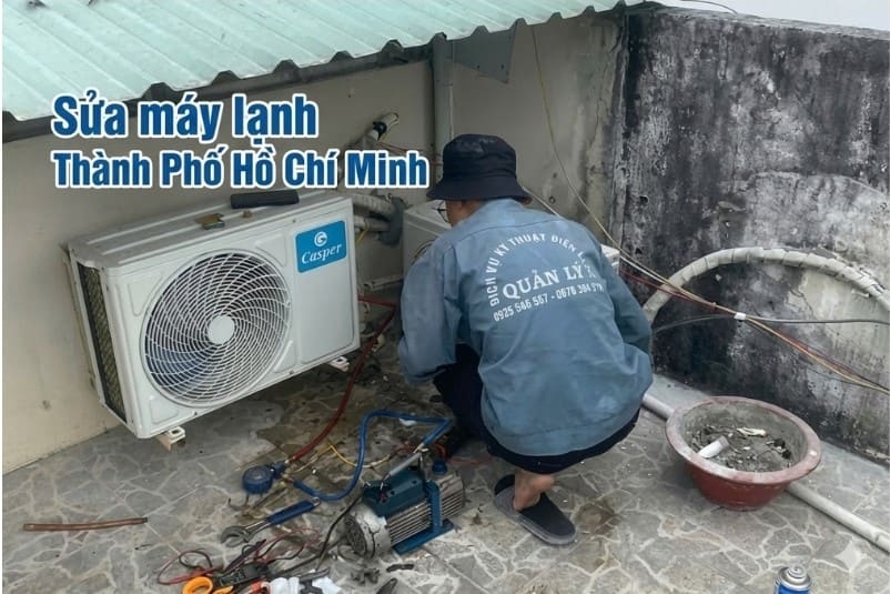 Thợ sửa máy lạnh tại nhà TPHCM chuyên nghiệp - Điện Lạnh Quản Lý