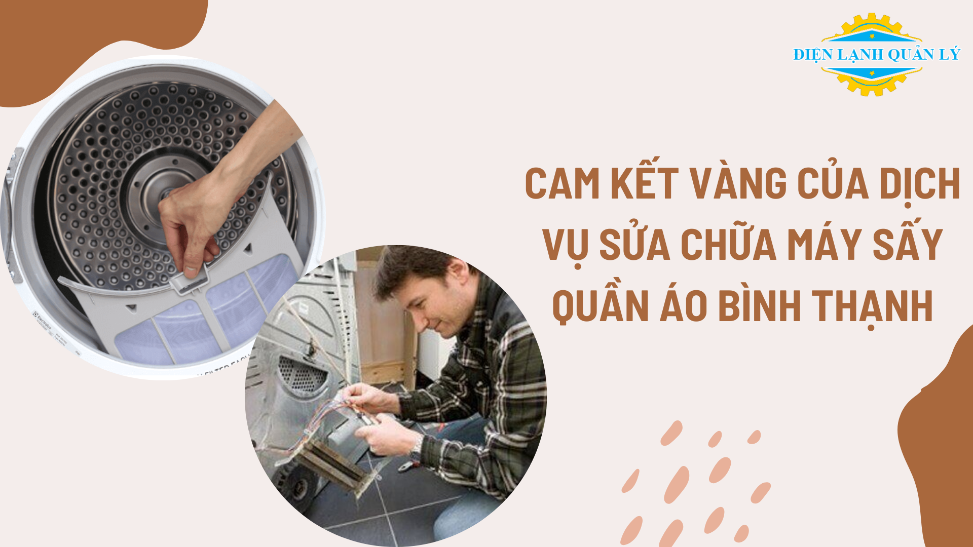 Cam kết vàng của dịch vụ sửa chữa máy sấy quần áo Bình Thạnh