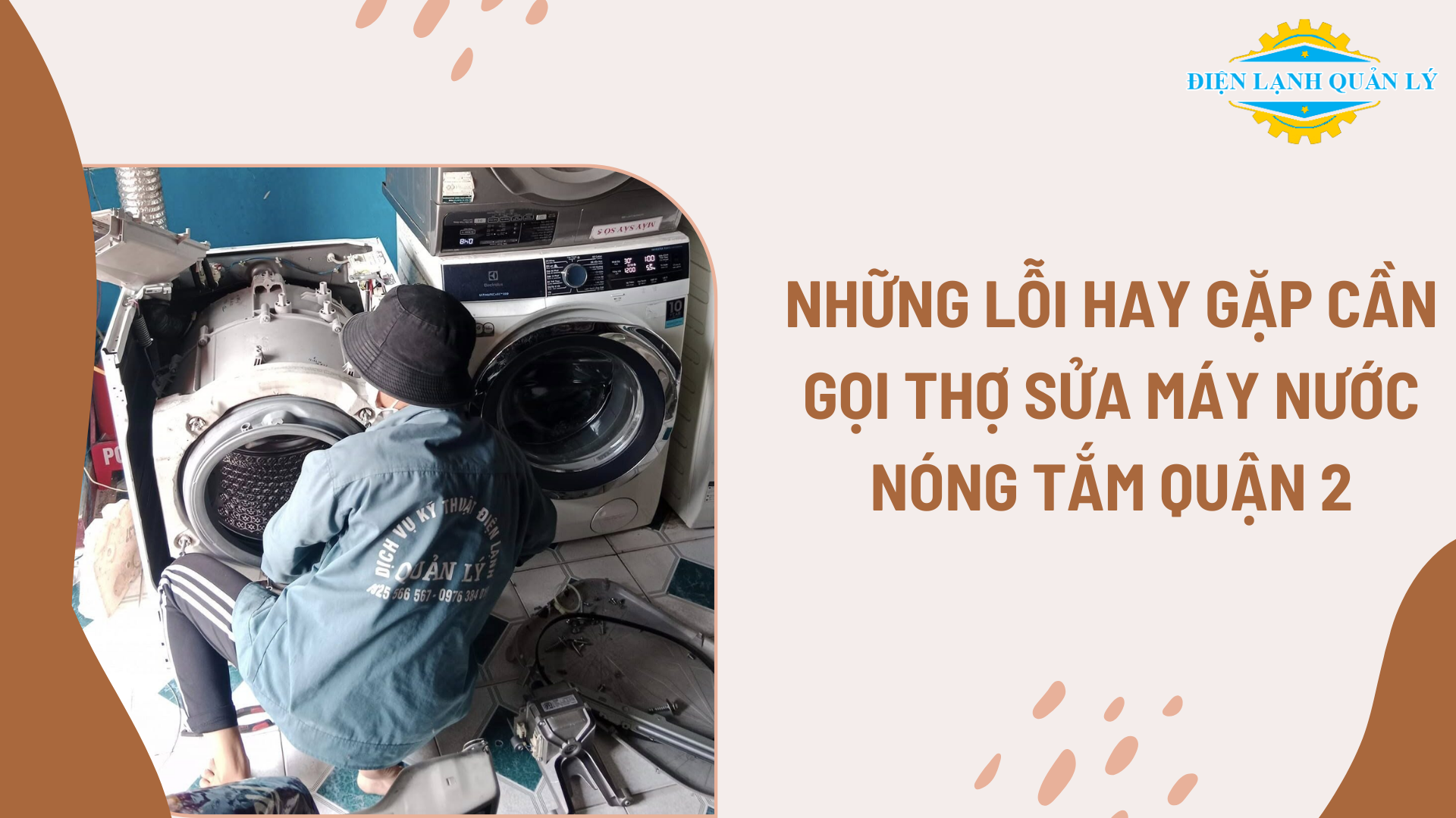 Những lỗi hay gặp cần gọi thợ sửa máy nước nóng tắm Quận 2