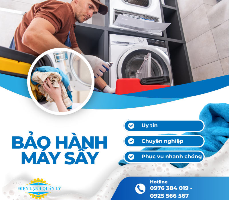 Khi máy sấy hiển thị lỗi, hãy liên hệ ngay với Điện Lạnh Quản Lý để được hỗ trợ Khi máy sấy hiển thị lỗi, hãy liên hệ ngay với Điện Lạnh Quản Lý để được hỗ trợ