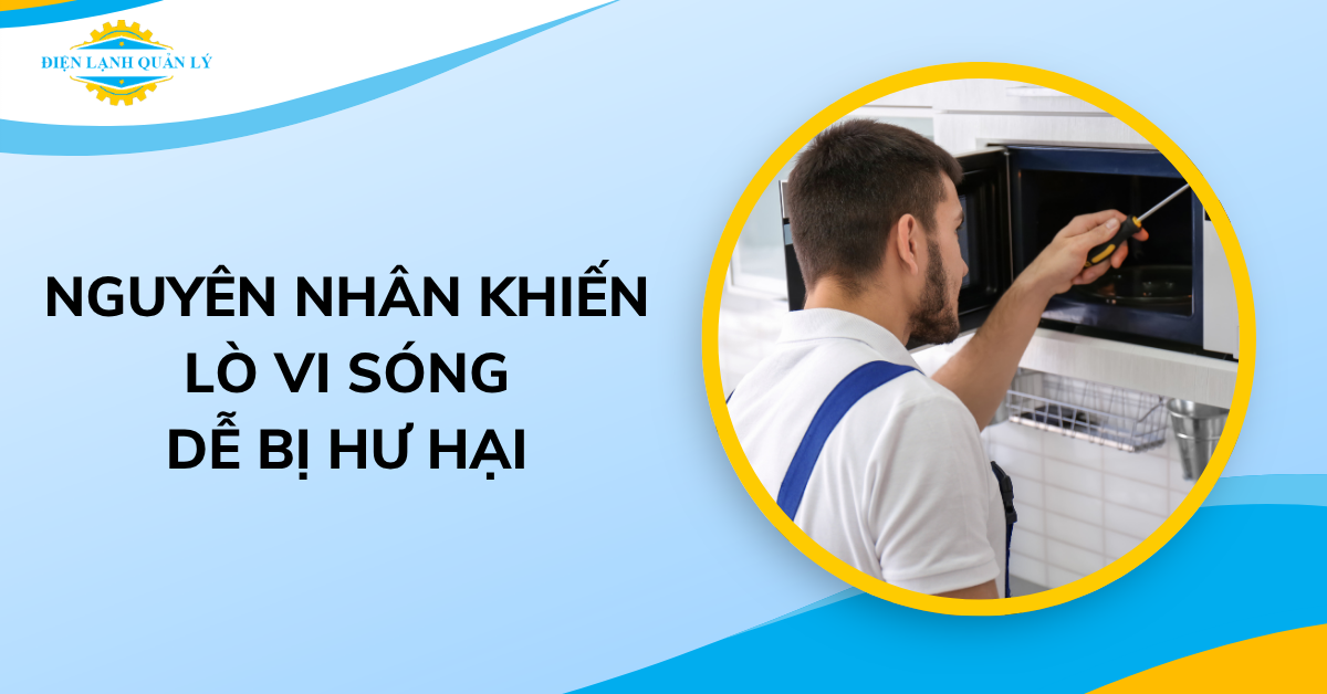 Lò vi sóng dễ bị hư hỏng nếu không sử dụng đúng cách