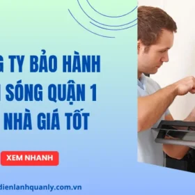Công Ty Bảo Hành Lò Vi Sóng Ở Quận 1 Tại Nhà, Giá Rẻ