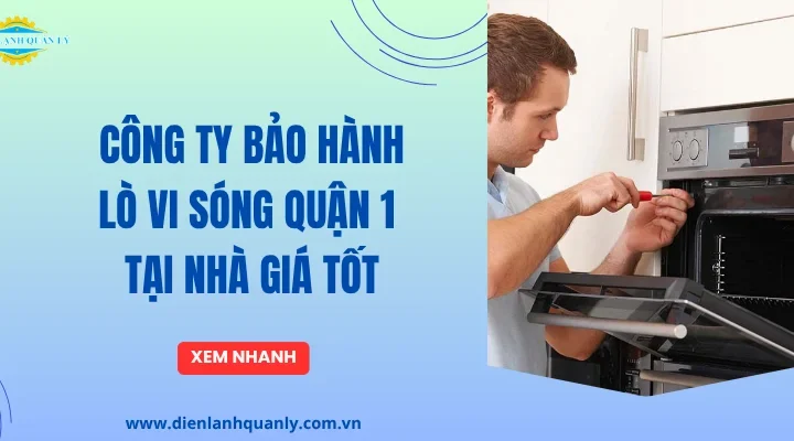 Công Ty Bảo Hành Lò Vi Sóng Ở Quận 1 Tại Nhà, Giá Rẻ