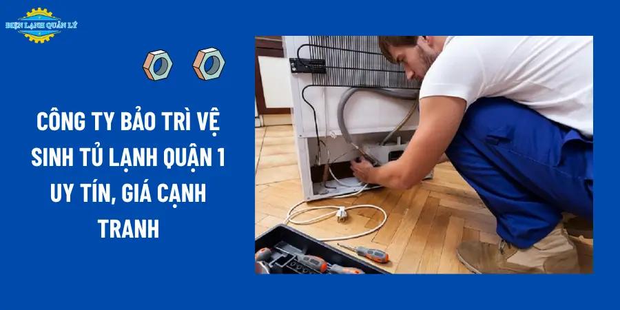 Bảo trì vệ sinh tủ lạnh quận 1 tận nơi, đúng quy trình, uy tín