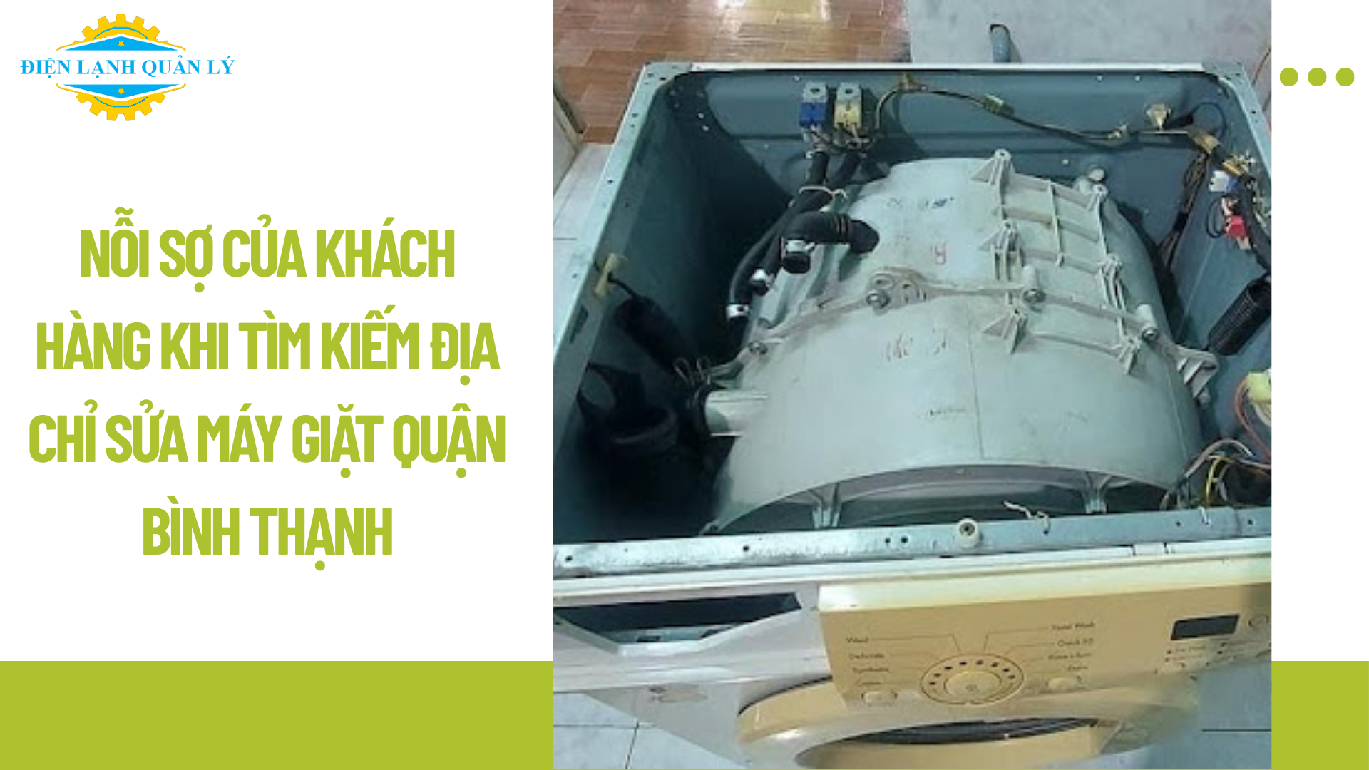 Nỗi sợ của khách hàng khi tìm địa chỉ sửa máy giặt quận Bình Thạnh