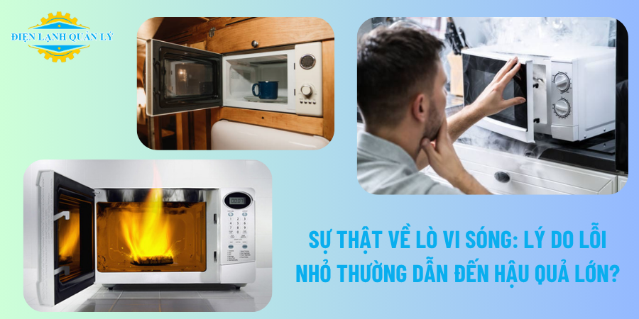 Sự thật về lò vi sóng: Lý do lỗi nhỏ thường dẫn đến hậu quả lớn