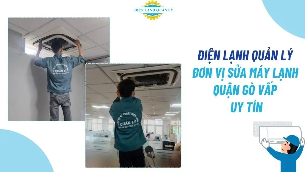 Đội ngũ kỹ thuật viên nhanh nhẹn, lành nghề của Điện Lạnh Quản Lý